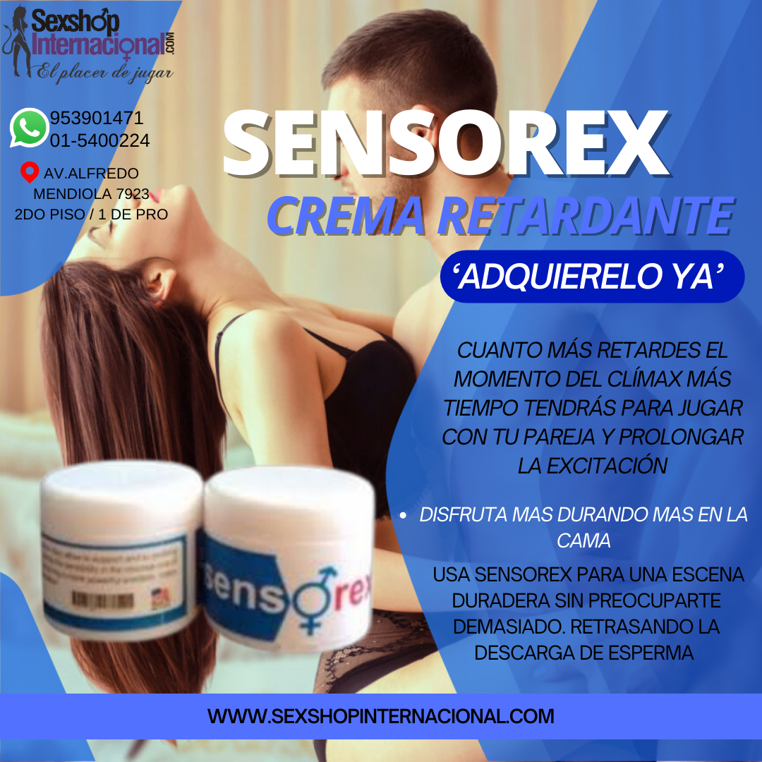 SENSOREX CREMA RETARDANTE SEXSHOP LOS OLIVOS